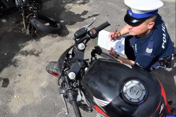 motocykl-policjant