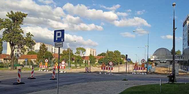 Budowa linii tramwajowej Zmiany w organizacji ruchu na al Piłsudskiego